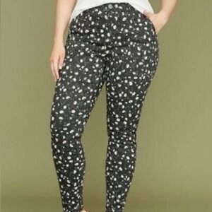 Lane Brant Floral Ankle Pants 22